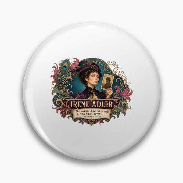 Item preview, Irene Adler – Art Nouveau Woman of Mystery designed and sold by Fenay Designs.