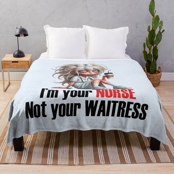 Item preview, Tired Nurse Coffee Cartoon designed and sold by Ginetta0815.