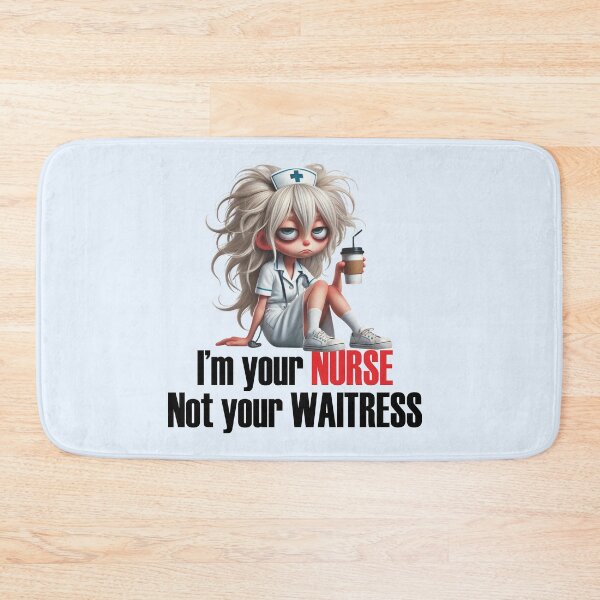 Item preview, Tired Nurse Coffee Cartoon designed and sold by Ginetta0815.