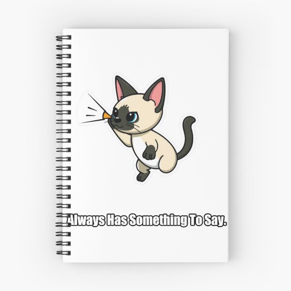 Item preview, Siamese - Always Has Something To Say - Funny Siamese Gift designed and sold by pawdrops.