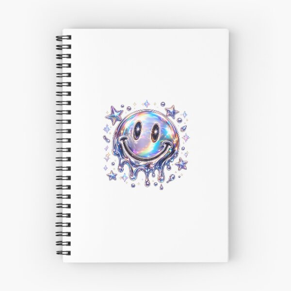 Item preview, Holographic Liquid Chrome Smile Sticker designed and sold by blossomfun.