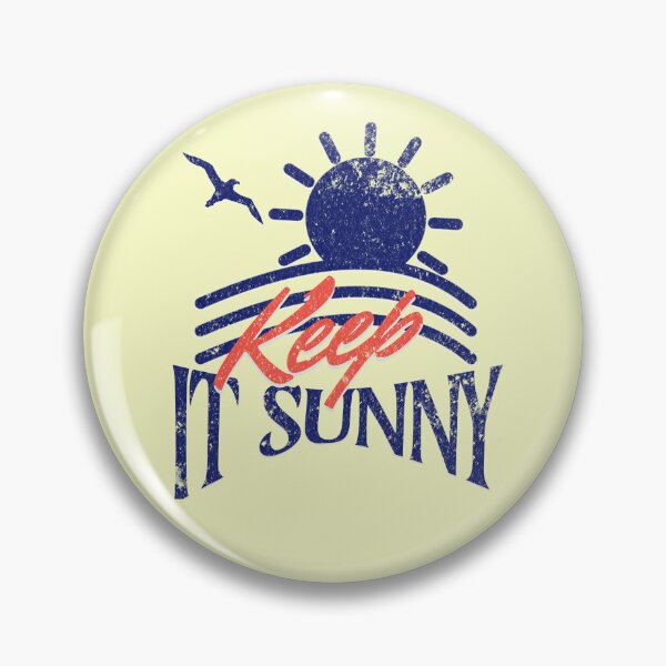 Item preview, Keep It Sunny Retro Summer Vacation Beach Lifestyle Vintage Nautical Lake Life Surfing Aesthetic designed and sold by illeN-Art-World.