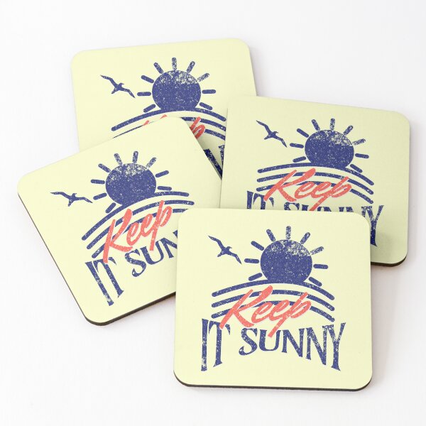 Item preview, Keep It Sunny Retro Summer Vacation Beach Lifestyle Vintage Nautical Lake Life Surfing Aesthetic designed and sold by illeN-Art-World.
