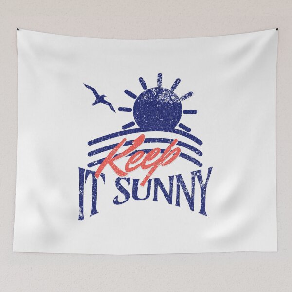 Item preview, Keep It Sunny Retro Summer Vacation Beach Lifestyle Vintage Nautical Lake Life Surfing Aesthetic designed and sold by illeN-Art-World.