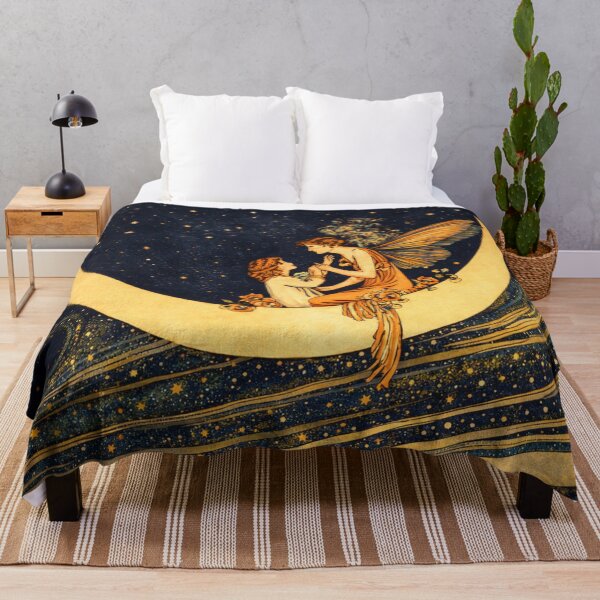 Item preview, Moon Fairy Vintage Art Fantasy Lovers designed and sold by RickE.