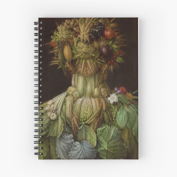 Item preview, Arcimboldo Renaissance Vegetable Portrait Back View designed and sold by Nielspmph.