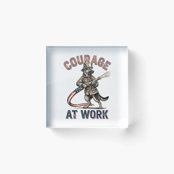 Item preview, Firefighter Shepherd designed and sold by Roy & Tiffany.