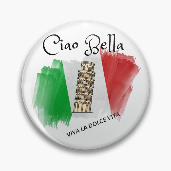 Item preview, Ciao bell tower flag designed and sold by Ashtreemeadow.