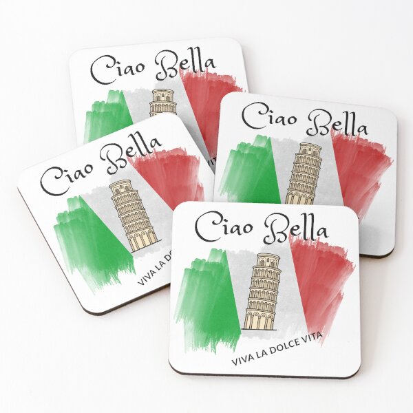 Item preview, Ciao bell tower flag designed and sold by Ashtreemeadow.