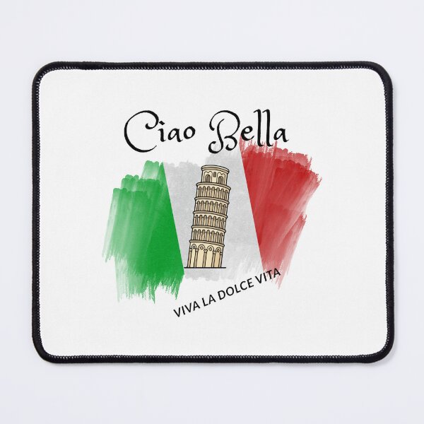 Item preview, Ciao bell tower flag designed and sold by Ashtreemeadow.