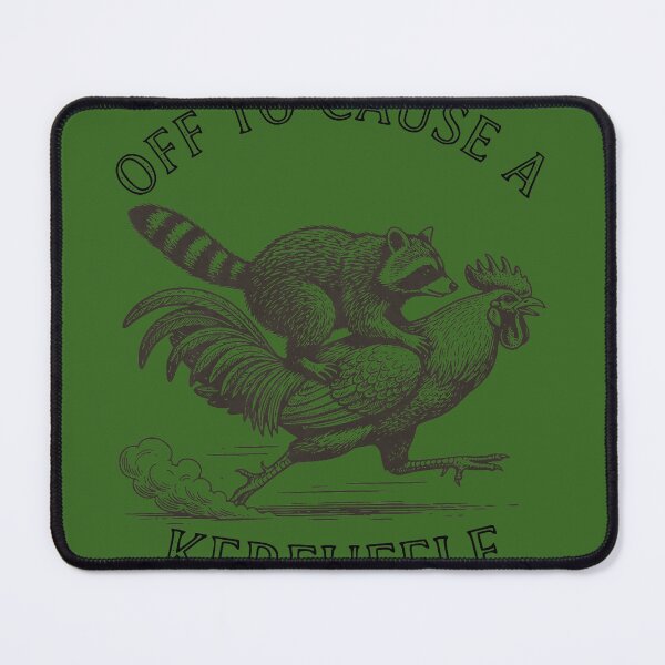 Item preview, Funny Raccoon Off to Cause a kerfuffle Graphic designed and sold by KristineLi.