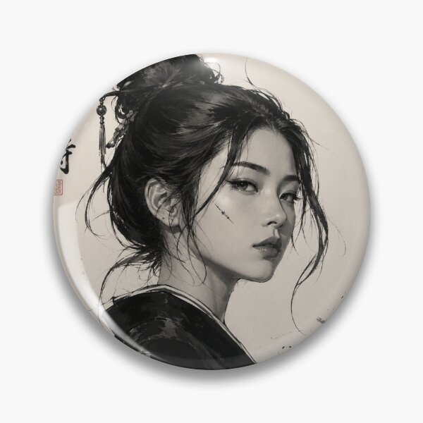 Item preview, Samurai woman warrior designed and sold by ShenGha-design.