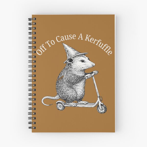 Item preview, Funny Possum Off to Cause A Kerfuffle Vintage Meme Tees for Men and Women designed and sold by KristineLi.