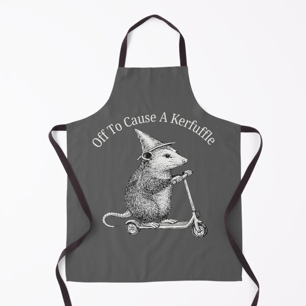 Item preview, Funny Possum Off to Cause A Kerfuffle Vintage Meme Tees for Men and Women designed and sold by KristineLi.