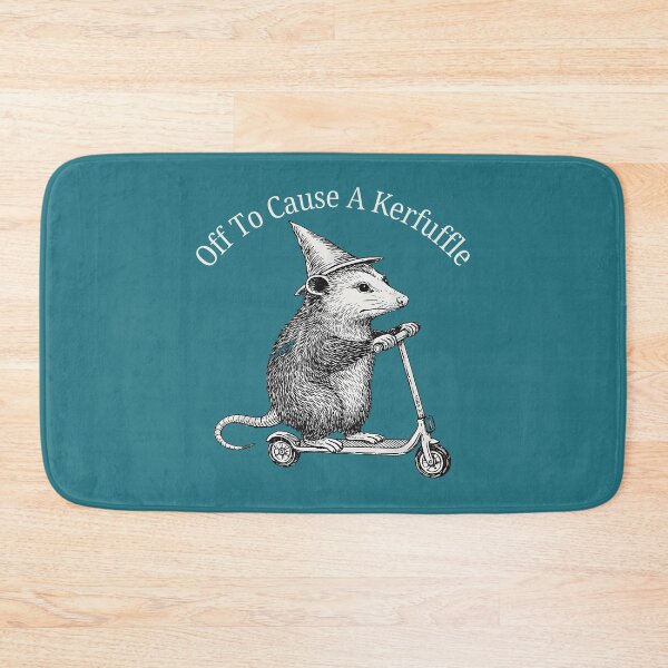 Item preview, Funny Possum Off to Cause A Kerfuffle Vintage Meme Tees for Men and Women designed and sold by KristineLi.