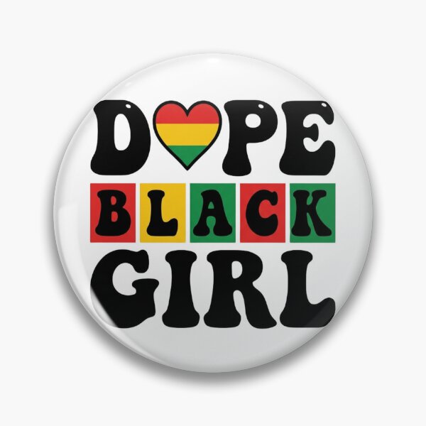 Item preview, Dope Black Girl - Pan-African Flag Colors Empowerment designed and sold by raedattia.