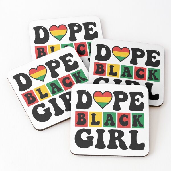 Item preview, Dope Black Girl - Pan-African Flag Colors Empowerment designed and sold by raedattia.