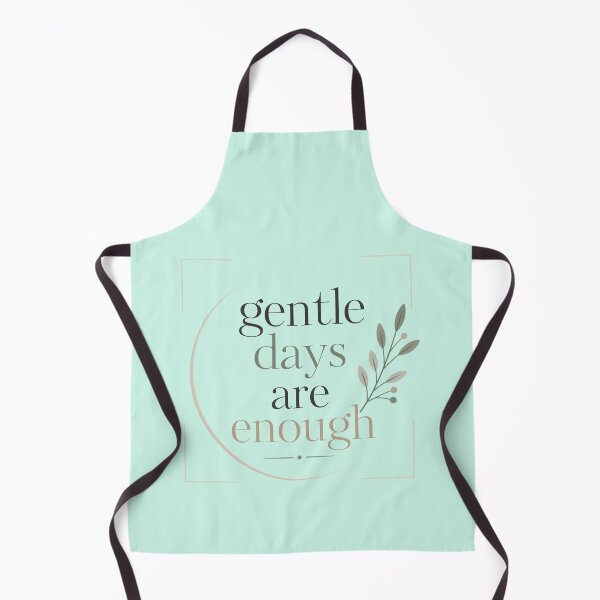 Item preview, Gentle Days Are Enough – Cozy Minimalist Typography Art designed and sold by CosmicQuietLab.