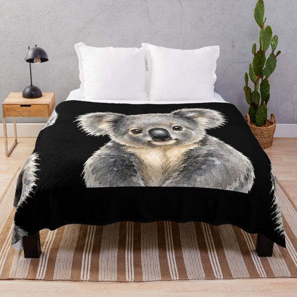 Item preview, Minimal Koala Watercolor | Hand Drawn Wildlife Illustration designed and sold by ColorSplash123.