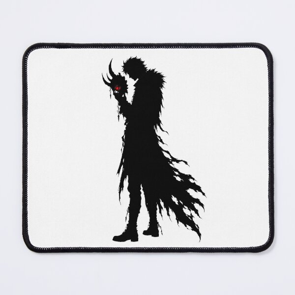 Item preview, Shadow Figure Holding Demonic Monster Mask Art designed and sold by Munib302.