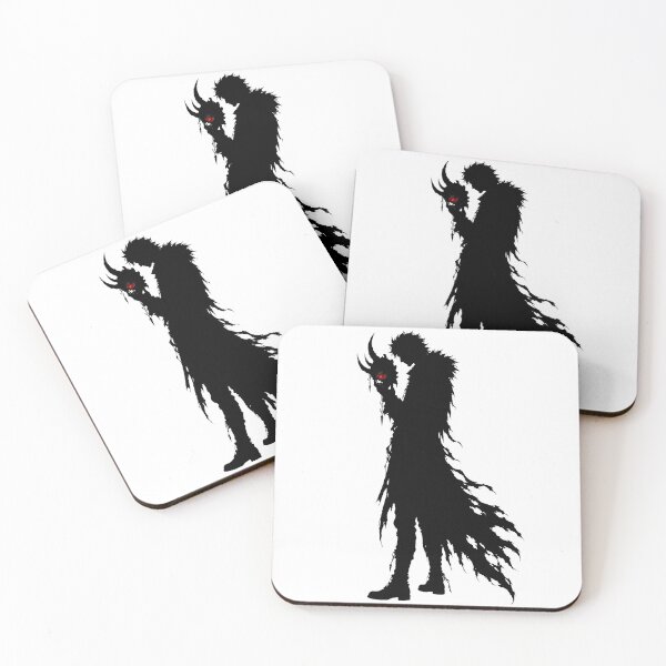 Item preview, Shadow Figure Holding Demonic Monster Mask Art designed and sold by Munib302.