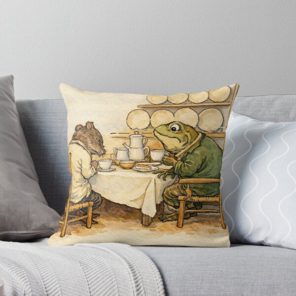 Item preview, Wind in the Willows Watercolor Rat and Toad Tea Party Illustration for Classic Literature Lovers designed and sold by RickE.