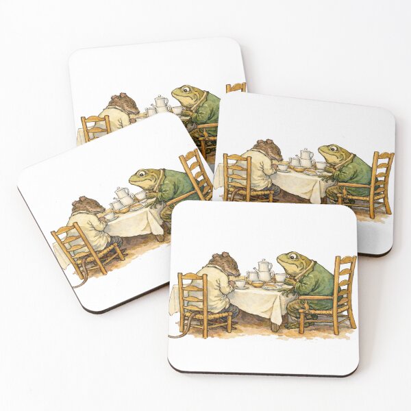 Item preview, Wind in the Willows Watercolor Rat and Toad Tea Party Illustration for Classic Literature Lovers designed and sold by RickE.