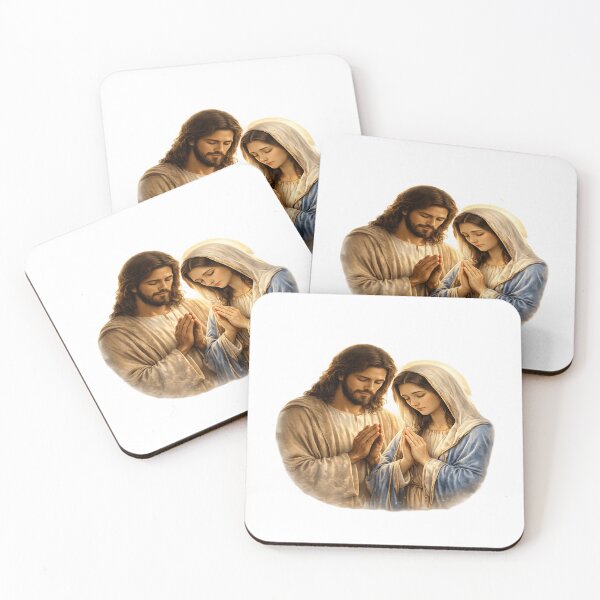 Item preview, Gesù e Maria in Preghiera - Grafica Religiosa Cristiana designed and sold by RipantinaFantasy .