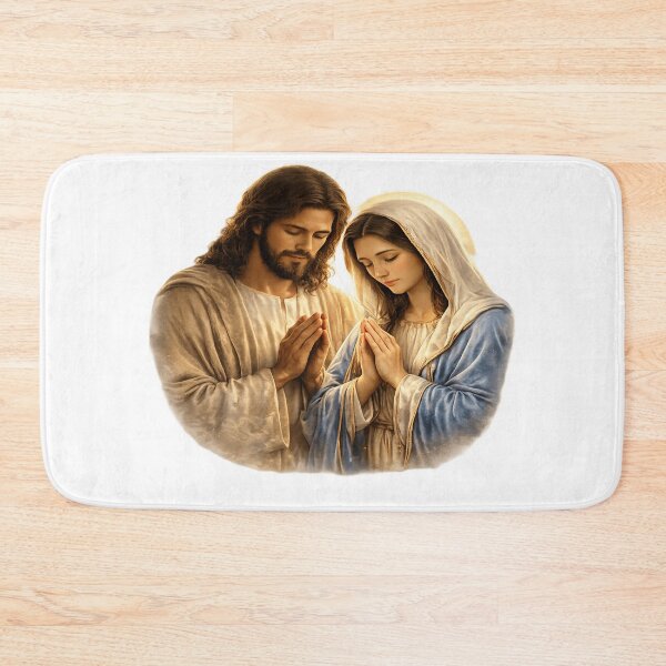 Item preview, Gesù e Maria in Preghiera - Grafica Religiosa Cristiana designed and sold by RipantinaFantasy .