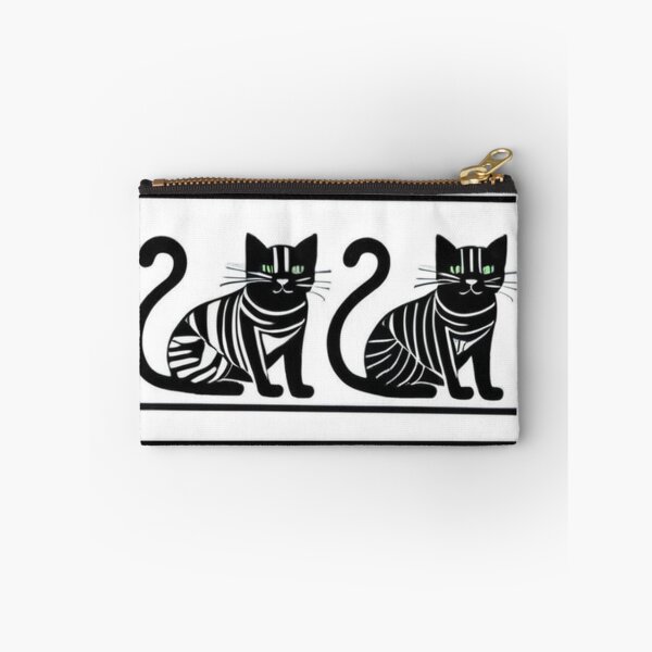 Item preview, Art - Stylized Cats in Black and White, Hypnotic Spot the Difference designed and sold by World-Pets.