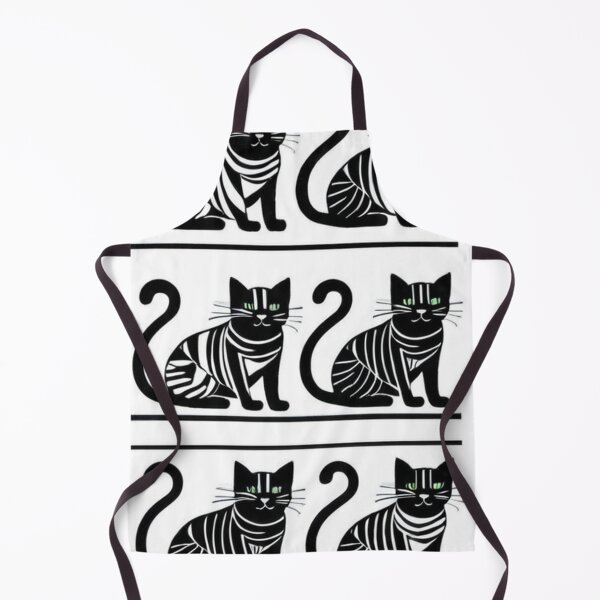 Artikelvorschau, Art - Stylized Cats in Black and White, Hypnotic Spot the Difference entworfen und verkauft von World-Pets.