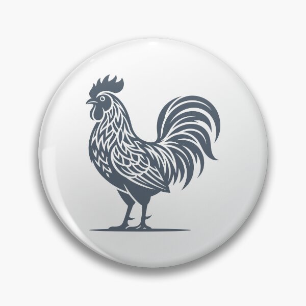 Item preview, Elegant Rooster Silhouette Farmyard Illustration designed and sold by Teefusionx.