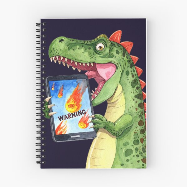 Item preview, T-Rex receives meteorite warning designed and sold by LiskoDesign.
