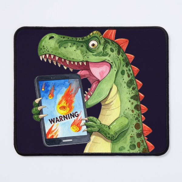 Item preview, T-Rex receives meteorite warning designed and sold by LiskoDesign.