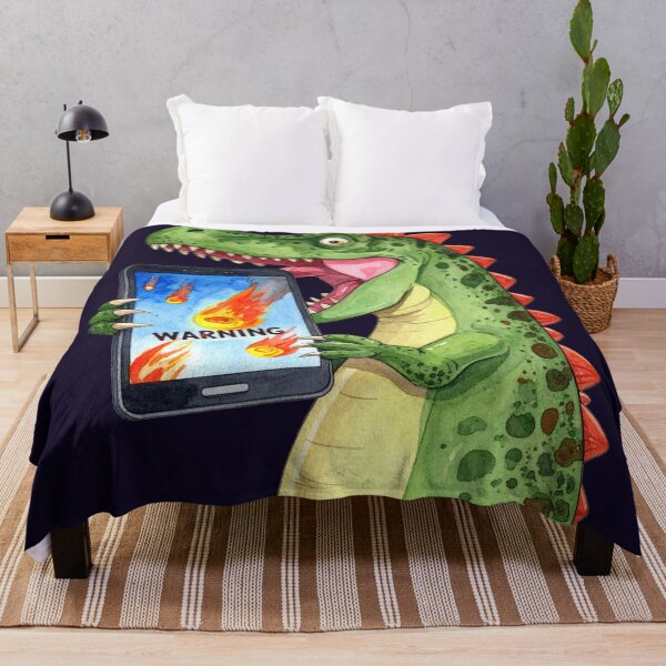 Item preview, T-Rex receives meteorite warning designed and sold by LiskoDesign.