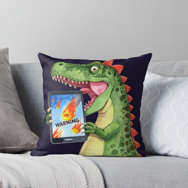 Item preview, T-Rex receives meteorite warning designed and sold by LiskoDesign.
