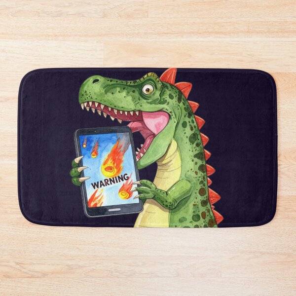 Item preview, T-Rex receives meteorite warning designed and sold by LiskoDesign.