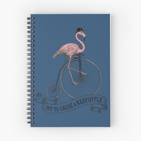 Item preview, Off to Cause A Kerfuffle Flamingo Funny Birds Vintage Retro designed and sold by mjohnson9.