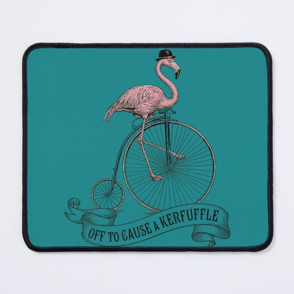 Item preview, Off to Cause A Kerfuffle Flamingo Funny Birds Vintage Retro designed and sold by mjohnson9.
