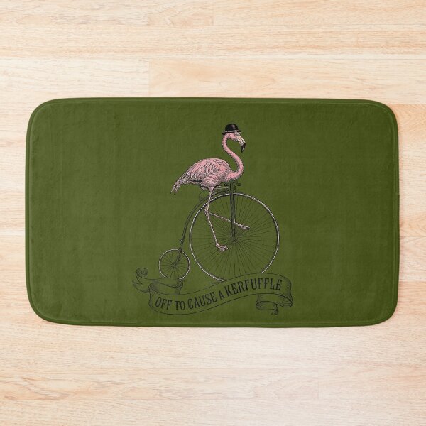Item preview, Off to Cause A Kerfuffle Flamingo Funny Birds Vintage Retro designed and sold by mjohnson9.