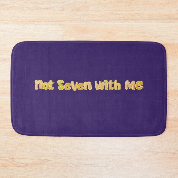 Item preview, Not seven with me - embroidery design designed and sold by ARMYPLUGCO.