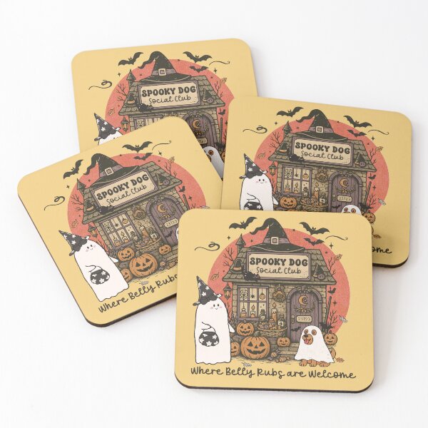 Item preview, Spooky Dog Social Club designed and sold by EmeraldSunInspo.