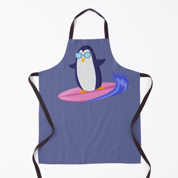 Item preview, Fanny Penguin With Glasses Surfing Enjoying Outdoor Activity designed and sold by MalwasBasket.