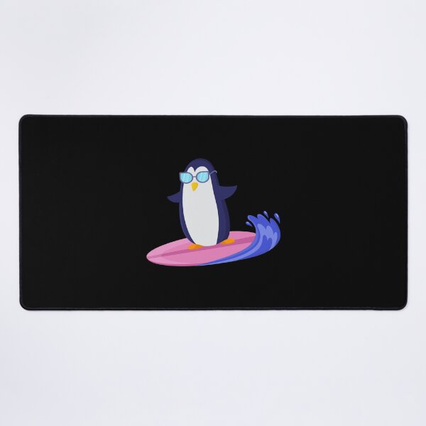 Item preview, Fanny Penguin With Glasses Surfing Enjoying Outdoor Activity designed and sold by MalwasBasket.