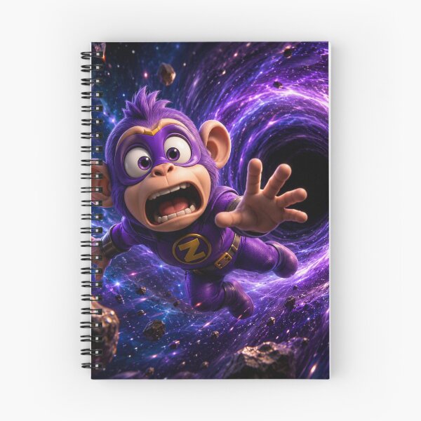 Item preview, Zip the Purple Space Monkey – Into the Void designed and sold by Purpletoys.