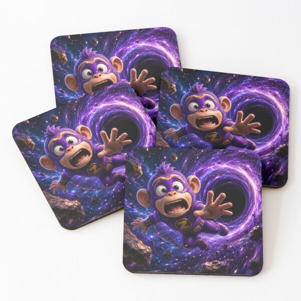 Item preview, Zip the Purple Space Monkey – Into the Void designed and sold by Purpletoys.
