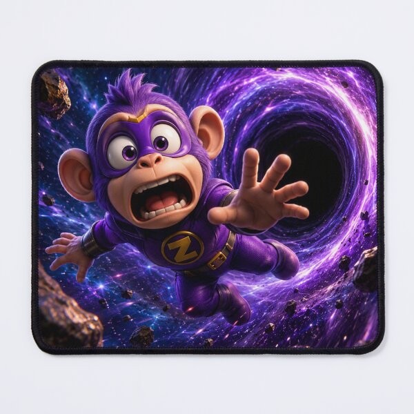 Item preview, Zip the Purple Space Monkey – Into the Void designed and sold by Purpletoys.