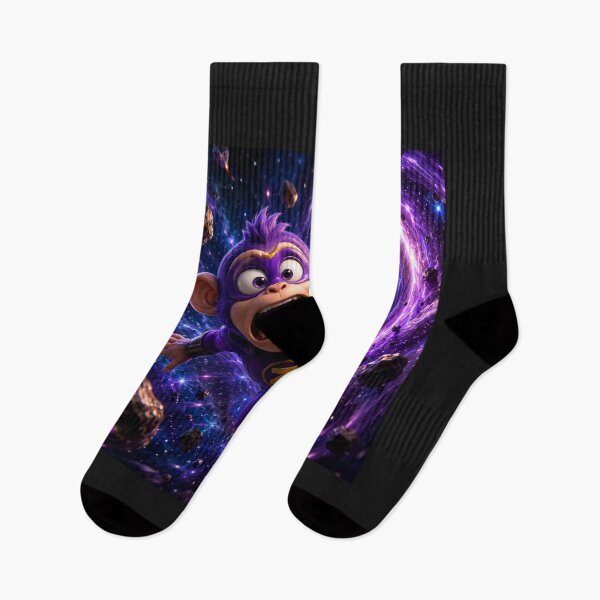 Item preview, Zip the Purple Space Monkey – Into the Void designed and sold by Purpletoys.