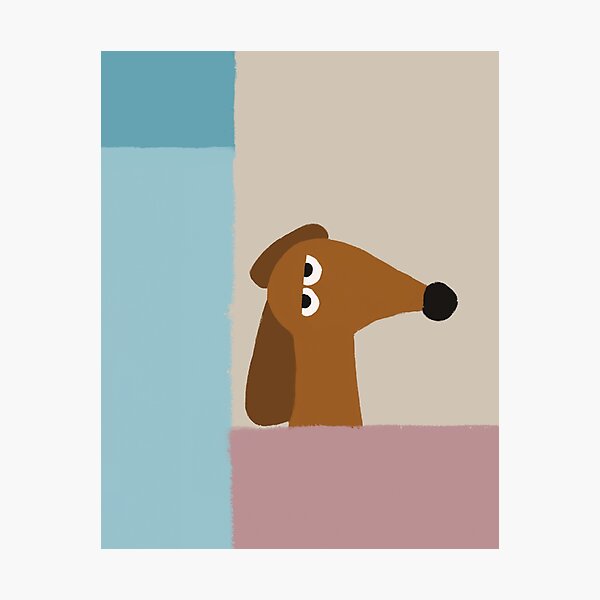 Item preview, Funny Whimsical dog designed and sold by Malvamalu.