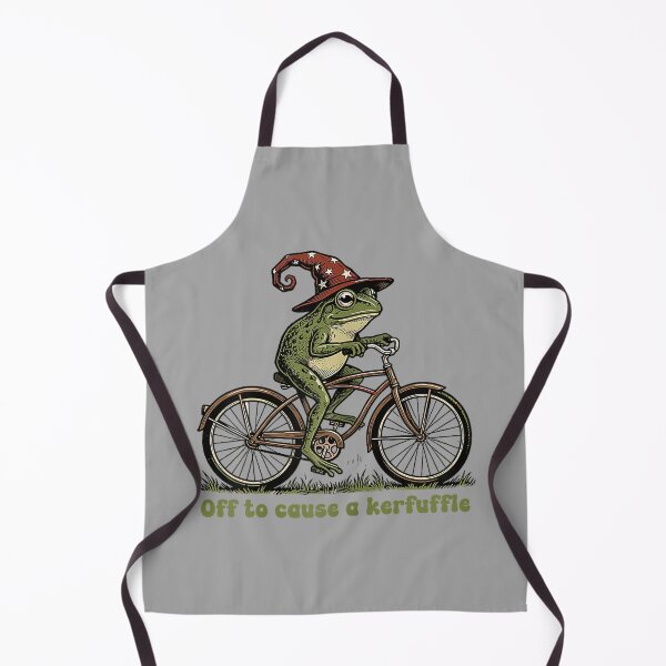 Item preview, Off to Cause a Kerfuffle Frog Funny Sayings designed and sold by GreggRoss.